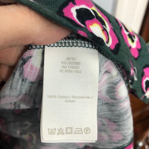 Boden Cotton Dress Floral Pattern Front Pockets Notch Neck Long Sleeves 4R - Picture 6 of 7